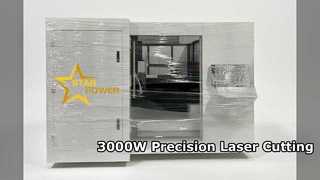 Pemotong Laser Serat 3000W Pemotongan Logam Presisi Tinggi