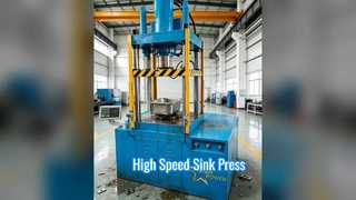 Mesin Press Hidraulik Berkecepatan Tinggi untuk Wastafel Stainless Steel