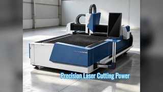 Mesin Pemotong Laser Serat Industri PrecisionCut Pro
