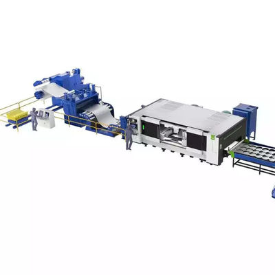 Zigzag Automatic Besi tahan karat Coil Sheet Plate Meninju Line Circle Blanking Auto Feeder