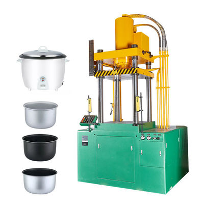 Mesin Produksi Tidak lengket Inner Outer Cookware 4 Column 2 Beam Hydraulic Press Type