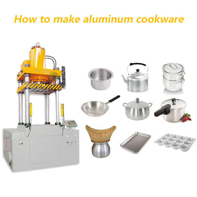 Mesin Press Hidrolik Deep Draw 380V Untuk Pembuatan Pot Aluminium Couscous Bersertifikat ISO