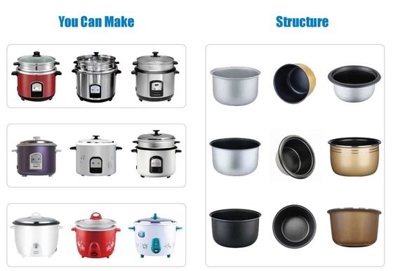 Lini Produksi Peralatan Masak Multifungsi, Mesin Press Gambar Dalam 4 Kolom