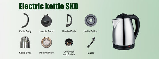Komersial peralatan dapur Electric Kettle suku cadang ISO bersertifikat untuk peralatan dapur
