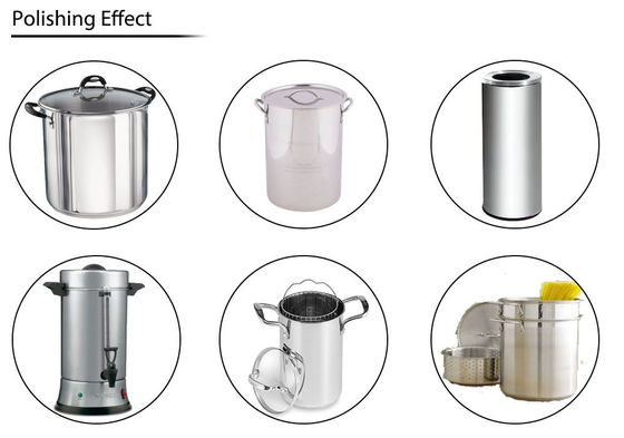 Horizontal Mesin Poles Pot Otomatis Vacuum Adsorpsi Dengan Kepala Ganda 230V