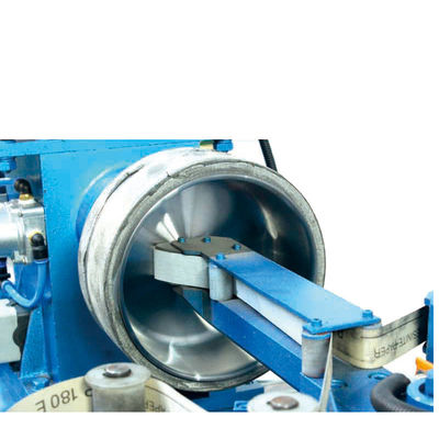 Horizontal Mesin Poles Pot Otomatis Vacuum Adsorpsi Dengan Kepala Ganda 230V
