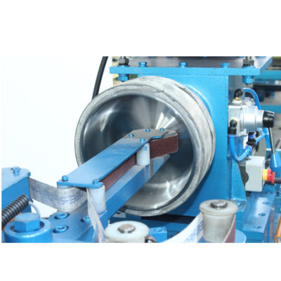 Kualitas Tinggi Harga Murah Peralatan Dapur Besi tahan karat Double Layer Two Station Abrasive Belt Grindar Polishing Machine