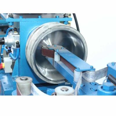 Harga bagus Mesin Poles Peralatan Besi tahan karat Otomatis Kepala Ganda Untuk Eksternal Internal on line