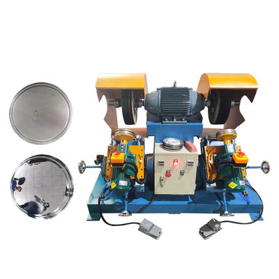 Harga bagus Servo Motor Double Ended Polishing Machine Untuk Poles Pelat Pemanas Ketel on line