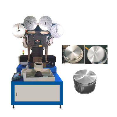 Mesin Pemoles Pot Aluminium Otomatis Untuk Pengamplasan Sabuk Peralatan Masak