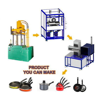 Harga bagus Mesin Press Hidrolik Otomatis Servo Untuk Pembuatan Peralatan Frypan on line