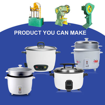Mesin Pembuat Multi Station Cooker Otomatis Untuk Pengecoran Pelat Pemanas Rice Cooker
