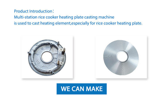 Mesin Die Casting Otomatis Multi Station Untuk Pelat Pemanas Rice Cooker