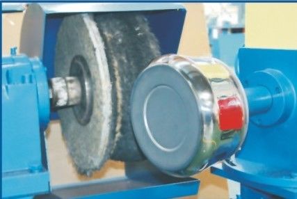 Double-end Polishing Machine mengejar Stainless Steel Cookware Luar Polishing Machine Kitchenware Cookware Pot logam