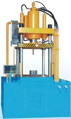 Harga bagus Deep Drawing 4 Column Double Acting Hydraulic Drawing Machine untuk metalware Kecepatan tinggi on line