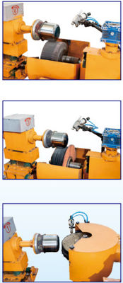 Harga bagus Vacuum Adsorption Cookware Polishing Machine Multi Stations Outer Polishing Untuk Pot on line