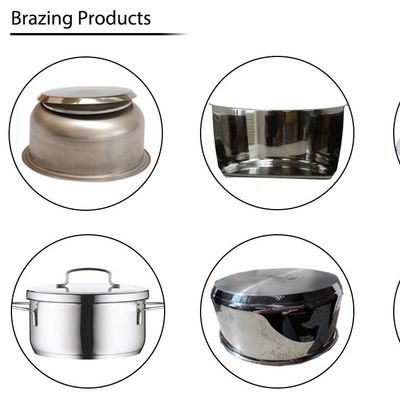 Stasiun ganda Mesin penggiling vertikal Papan dan wajan peralatan masak logam stainless steel