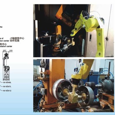 Otomatis Pengolahan Pakai Beban Kecil FANUC Robot Industri Robot Arm Manipulator untuk peralatan masak produk metel
