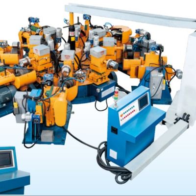 Vacuum Adsorption Cookware Polishing Machine Multi Stations Outer Polishing Untuk Pot