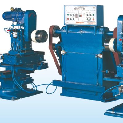 Kualitas tinggi ganda Kepala abrasive sabuk mesin Outer Sanding Mesin polishing mesin untuk Metal Ware