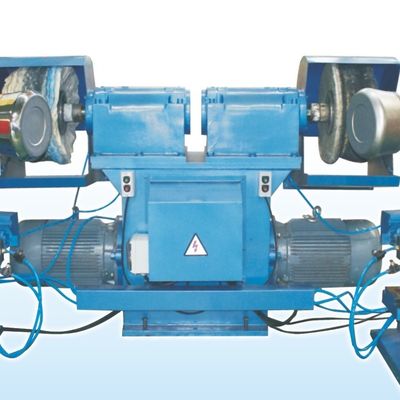 Double-end Polishing Machine mengejar Stainless Steel Cookware Luar Polishing Machine Kitchenware Cookware Pot logam
