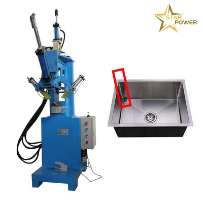 Harga bagus Mesin CNC Dapur Cuci Otomatis Pengelasan R Corner buatan tangan Cuci Memperset Tepi Mesin Pabrik on line
