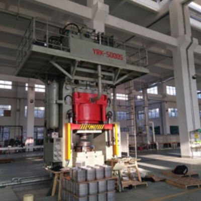 Press hidraulik dengan dasar ganda dan simulasi die-casting dibentuk Steel Wire Winding pada tangki bahan bakar