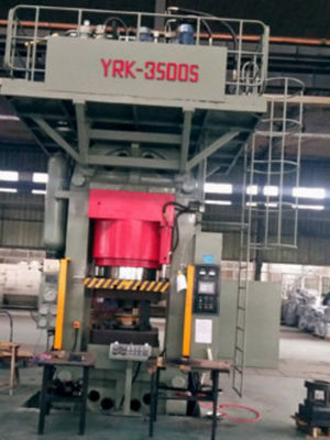Press hidraulik dengan dasar ganda dan simulasi die-casting dibentuk Steel Wire Winding pada tangki bahan bakar