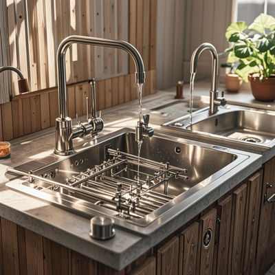 Sink Logam Besar CNC Precision Stretching Peralatan Pencet Hydraulic Khusus