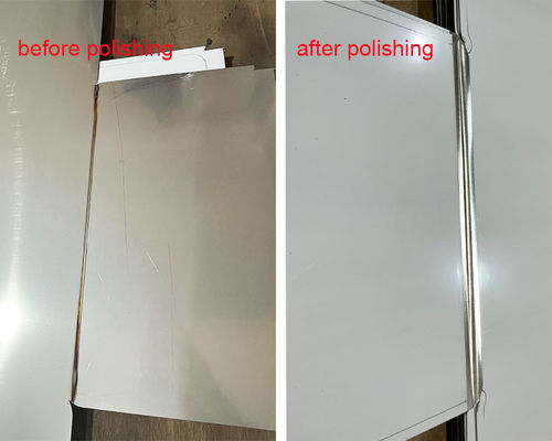 Harga bagus Plat baja jahitan lurus Mesin penggilingan las datar stainless steel untuk pemasangan lempeng untuk wastafel buatan tangan dapur on line