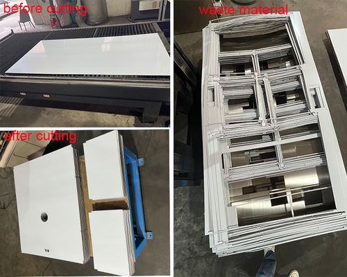 Mesin pemotong laser berkinerja tinggi yang cerdas dan tepat bahan stainless steel dapur manual
