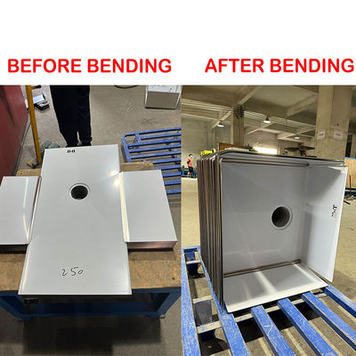CNC-Precision Plasma-Cut Stainless Steel Sheet Bending Machine Untuk High-End Handmade Sinks