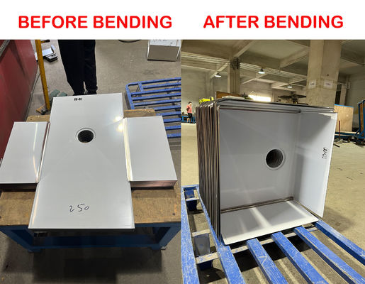 Sistem Kontrol Lanjutan 201 Dan 316L Mesin Pengelompokan CNC Baja Berkualitas Dual-Grade untuk wastafel buatan tangan