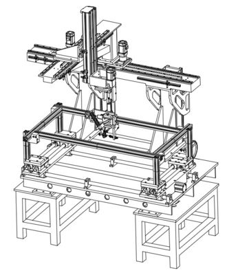 High-Performance Multi-Axis CNC Inner Edge Welding Mesin Khusus Untuk Industri