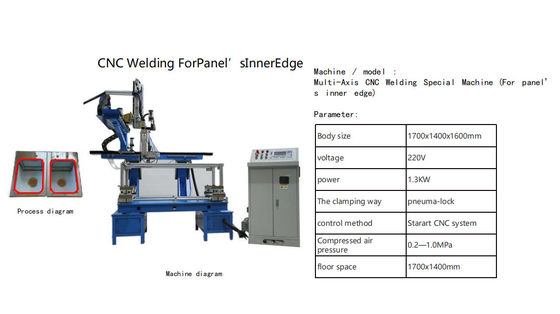 Harga bagus High-Performance Multi-Axis CNC Inner Edge Welding Mesin Khusus Untuk Industri on line