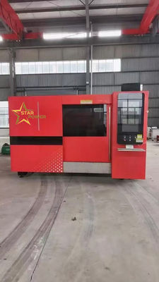 Mesin pemotong laser logam lembaran CNC presisi 3KW bertenaga tinggi besar untuk industri furnitur mekanik aerospace dan elektronik