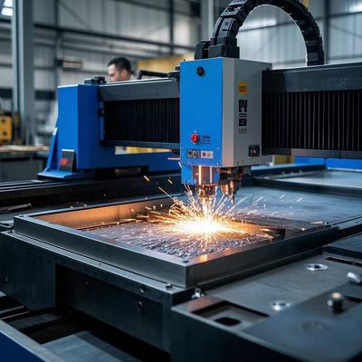 Lembar stainless steel CNC Mesin pemotong laser logam berkecepatan tinggi