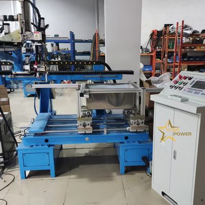 Stainless Steel Sink Basin Welding Line Produksi Mesin Pengelasan CNC