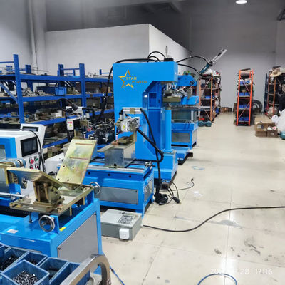 Harga bagus PLC dikendalikan sendi dan sudut mesin penekan untuk presisi tinggi dan licin pengelasan jahitan di industri dapur on line