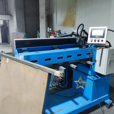 Harga bagus Efisiensi Tinggi Besar PLC Stainless Steel Metal Straight Seam Mesin Pengelasan on line