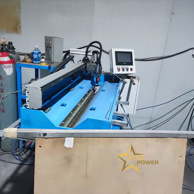 Efisiensi Tinggi Besar PLC Stainless Steel Metal Straight Seam Mesin Pengelasan