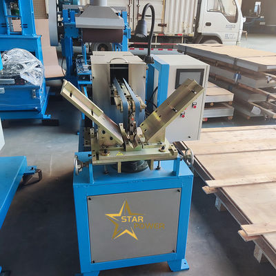 Mesin penggilingan horisontal khusus digunakan untuk menggilingan jahitan vertikal internal bulat untuk produksi peralatan dapur wastafel buatan tangan