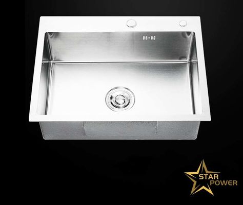 Sink Cuci Baskom Cuci Baskom buatan tangan Single Baskom Sink stainless steel