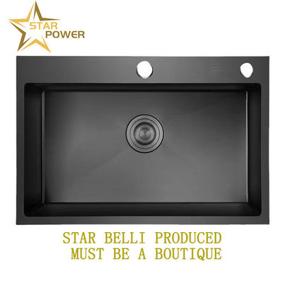 Spesifikasi Customized 304 stainless steel buatan tangan wastafel