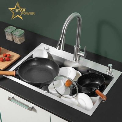 Dapur Rumah Tangga Baja tahan karat Rangka tangan Rumput besar khusus