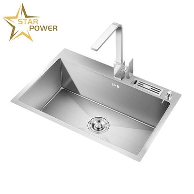 304 Stainless Steel Dapur wastafel disesuaikan untuk dapur