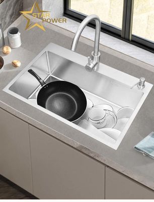 Harga bagus 304 Stainless Steel Dapur wastafel disesuaikan untuk dapur on line