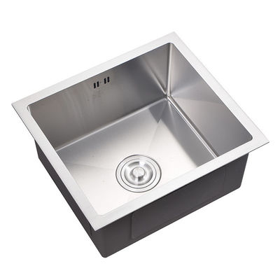 Sink dapur yang disesuaikan Stainless Steel Sink buatan tangan Kualitas tinggi