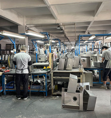 Seluruh Jalur Produksi Sink Otomatis Sink Manual Terintegrasi