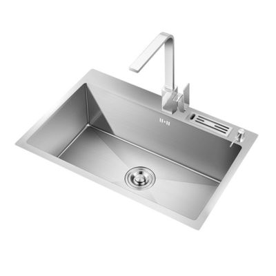 Disesuaikan wastafel buatan tangan wastafel dapur dari stainless steel wastafel